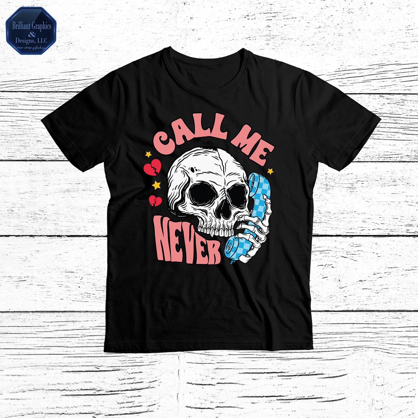 Call Me Never, Anti Valentine T-shirt