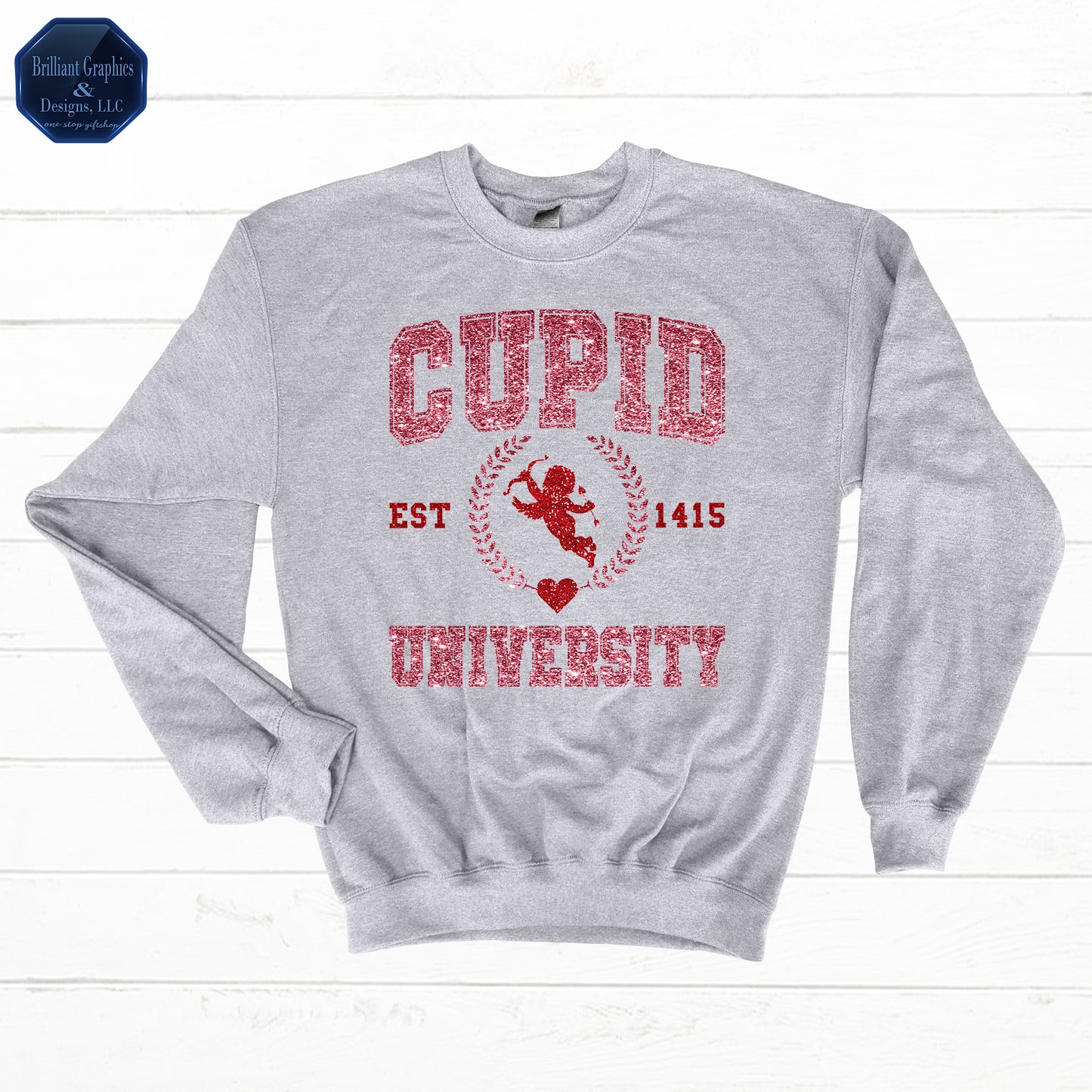 Cupid University Valentine Sweatshirt