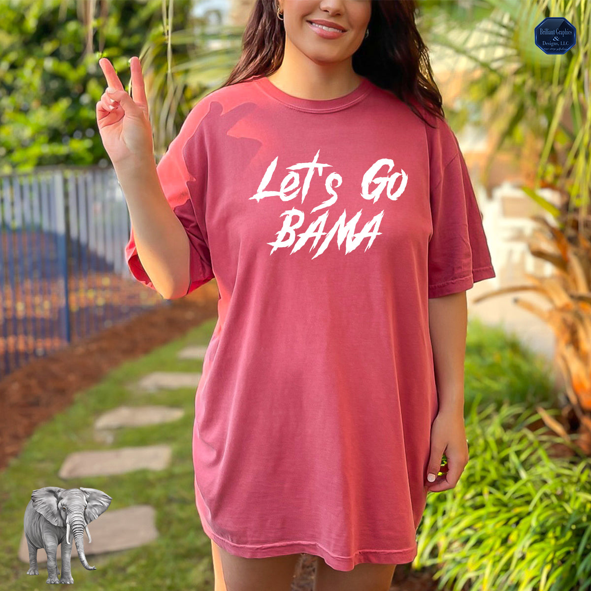 Let's Go Bama Football T-shirt