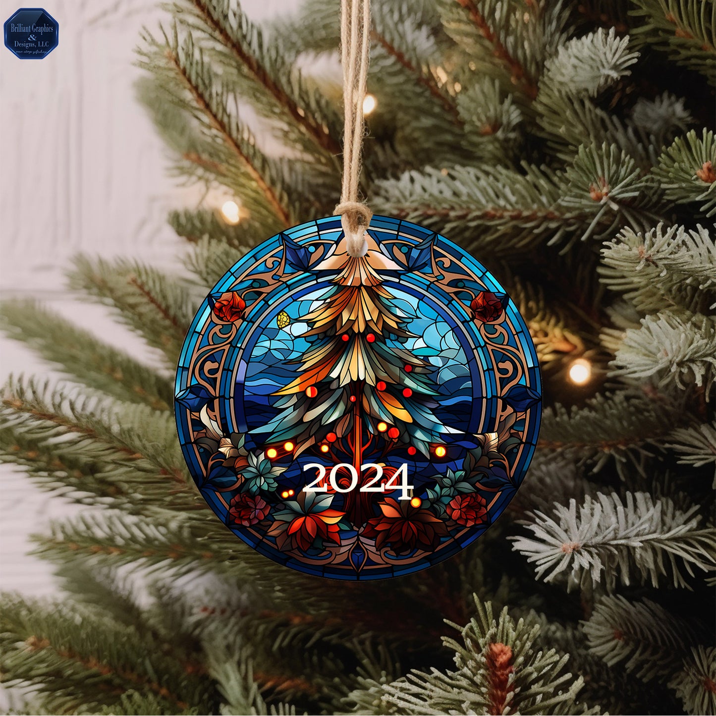 Christmas Tree Ornament, 2024 Heirloom Gift.