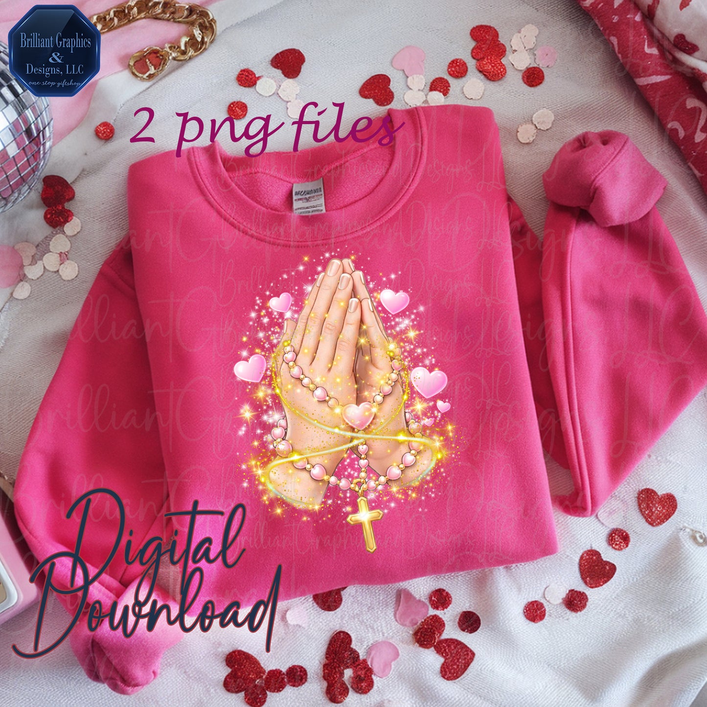 Praying Hands PNG Bundle – Faith & Love Digital Download. Clip Art, Christian Valentine.