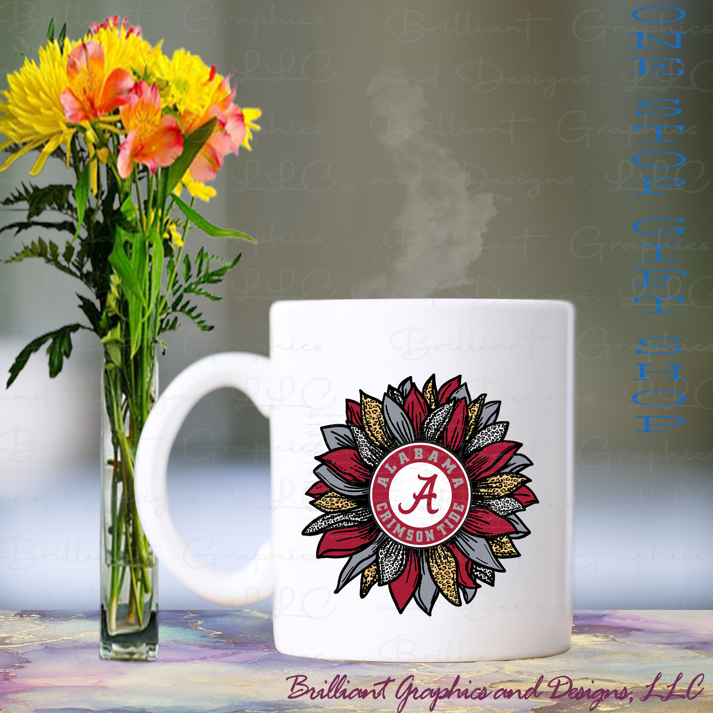 Alabama Sunflower Coffee Mug