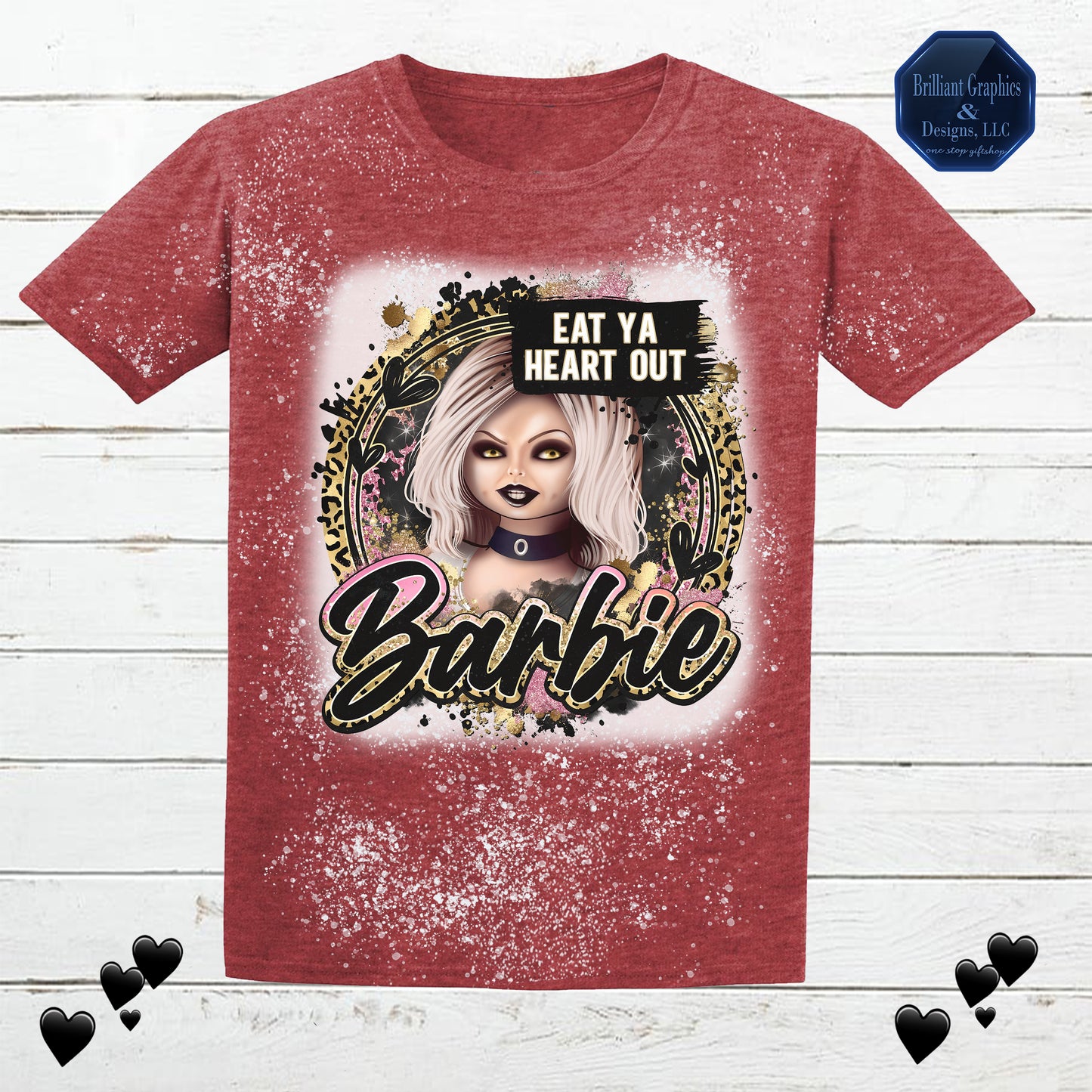 Eat Ya Heart Out Barbie, Horror Girl Tiffany T-shirt