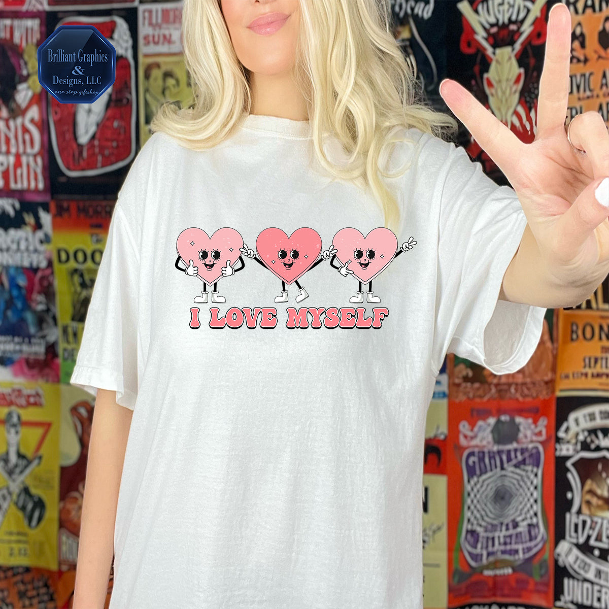 I Love Myself, Valentine's Day T-shirt
