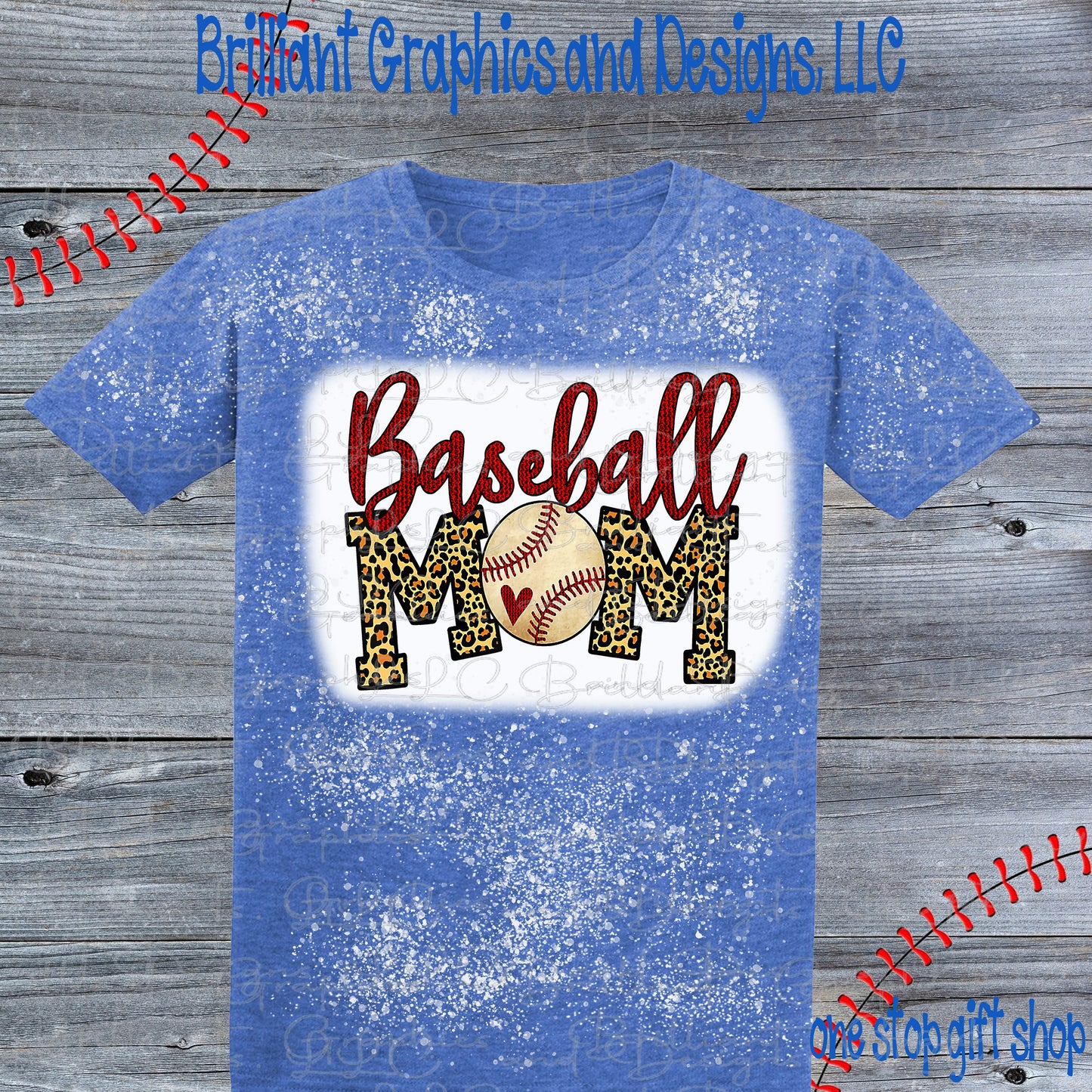 Baseball Mom Custom T-shirt