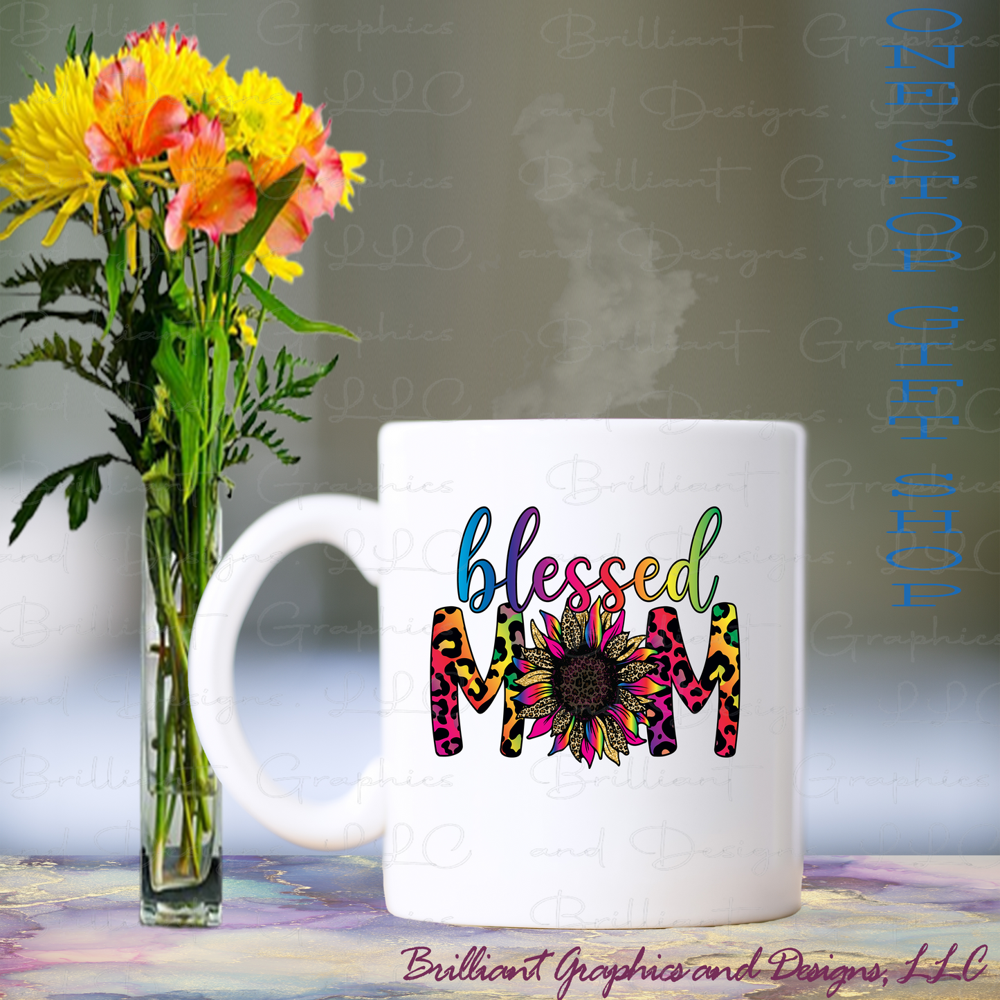 Blessed Mom Coffee Cup