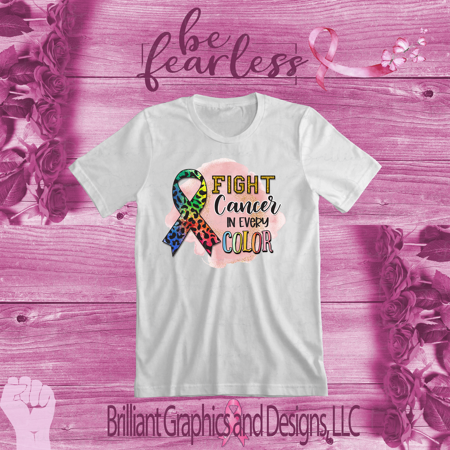 Fight Cancer in Every Color Support T-shirt