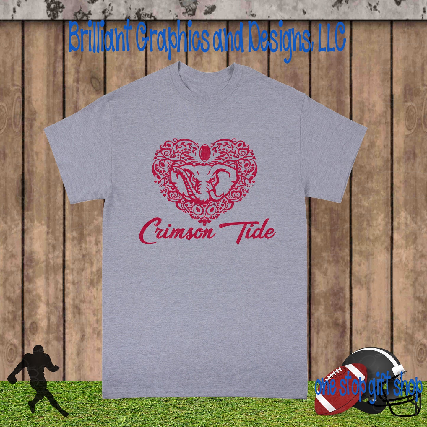 Customizable Alabama Football Fan Tshirt