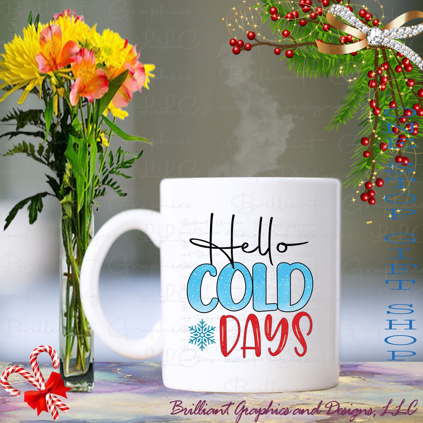 Hello Cold Days Holiday Cup