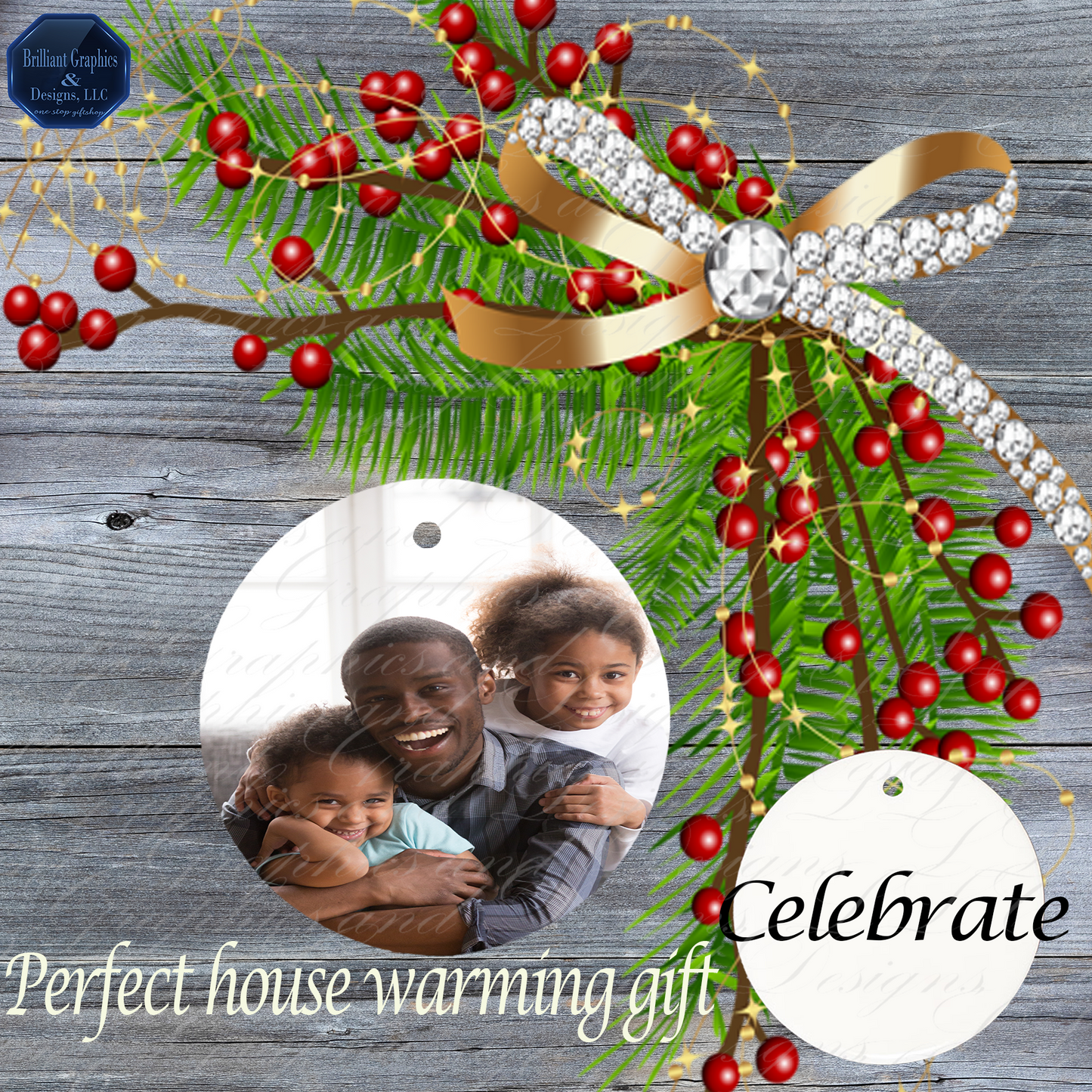 Personalized Ornament. Family Christmas Ornament