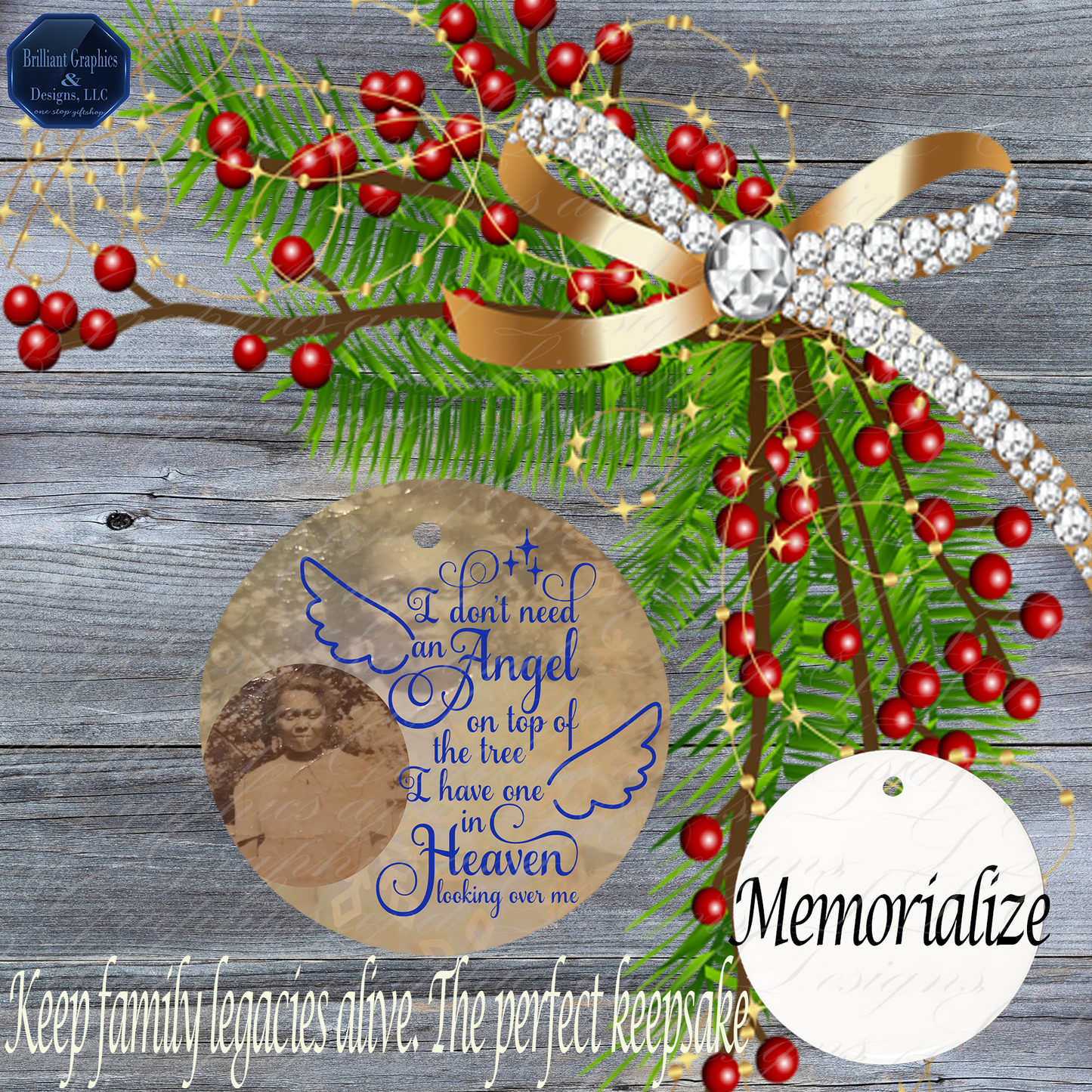 Personalized Ornament. Family Christmas Ornament
