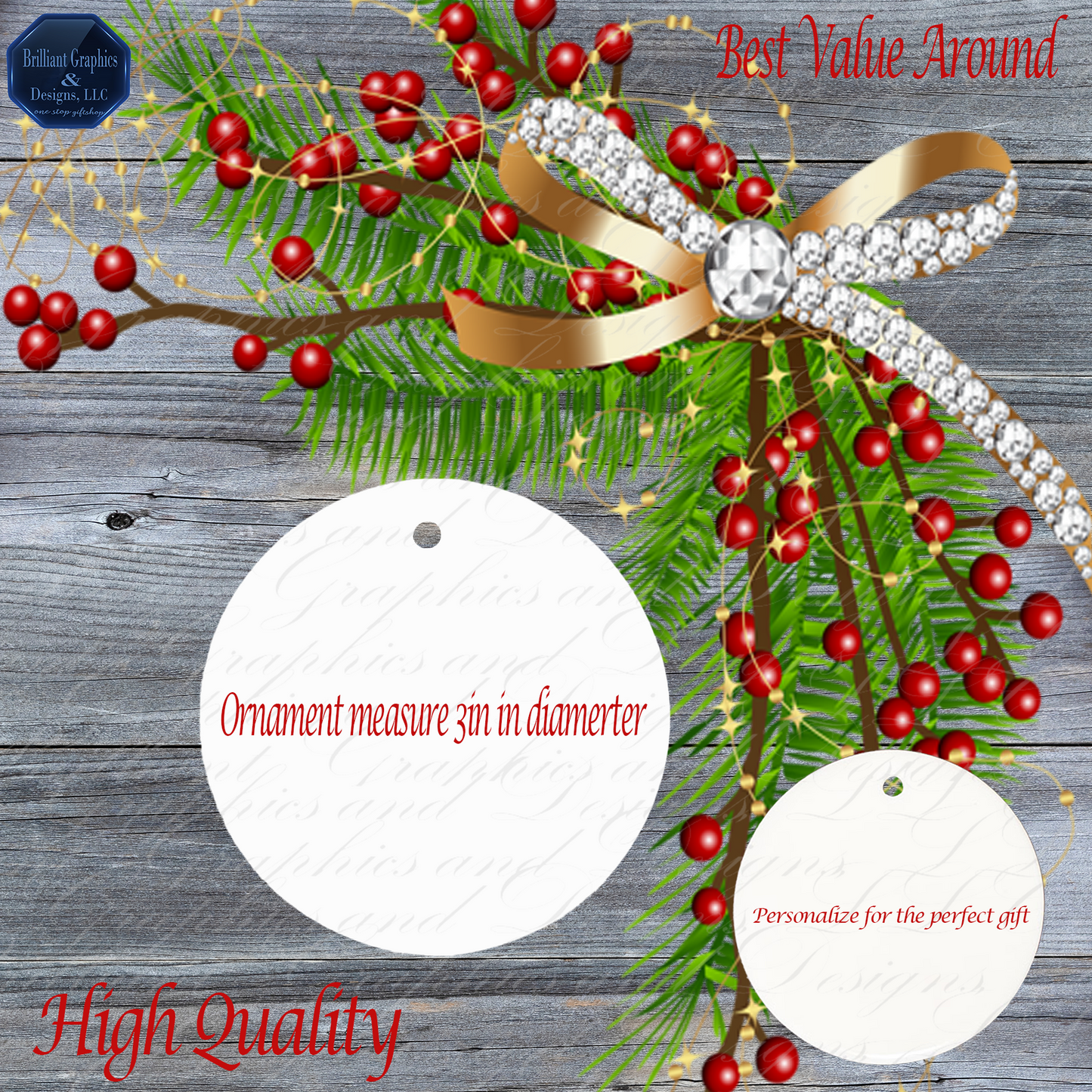 Personalized Ornament. Family Christmas Ornament
