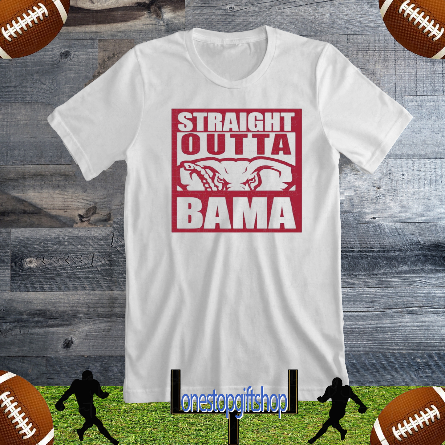 Alabama Football Straight Out Of Bama T-shirt