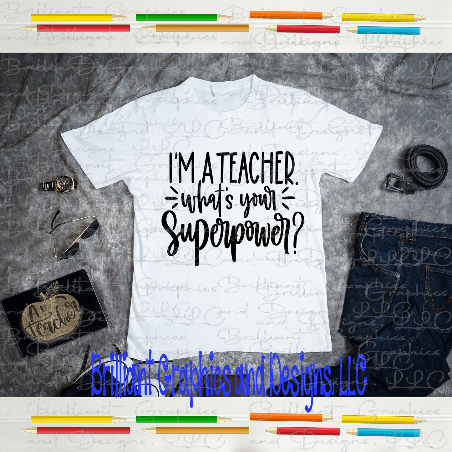 Superhero Teacher Tshirt