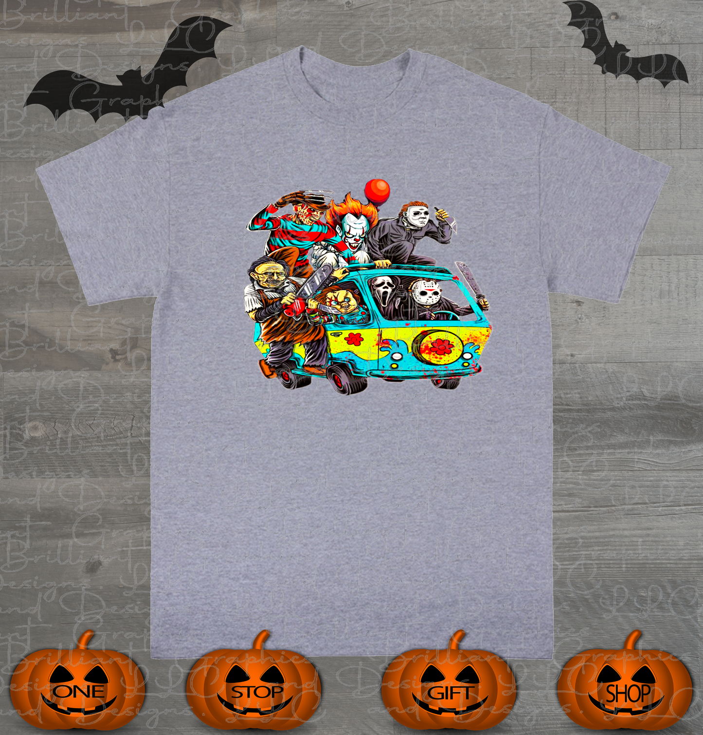 Halloween Villain Friends T-Shirt