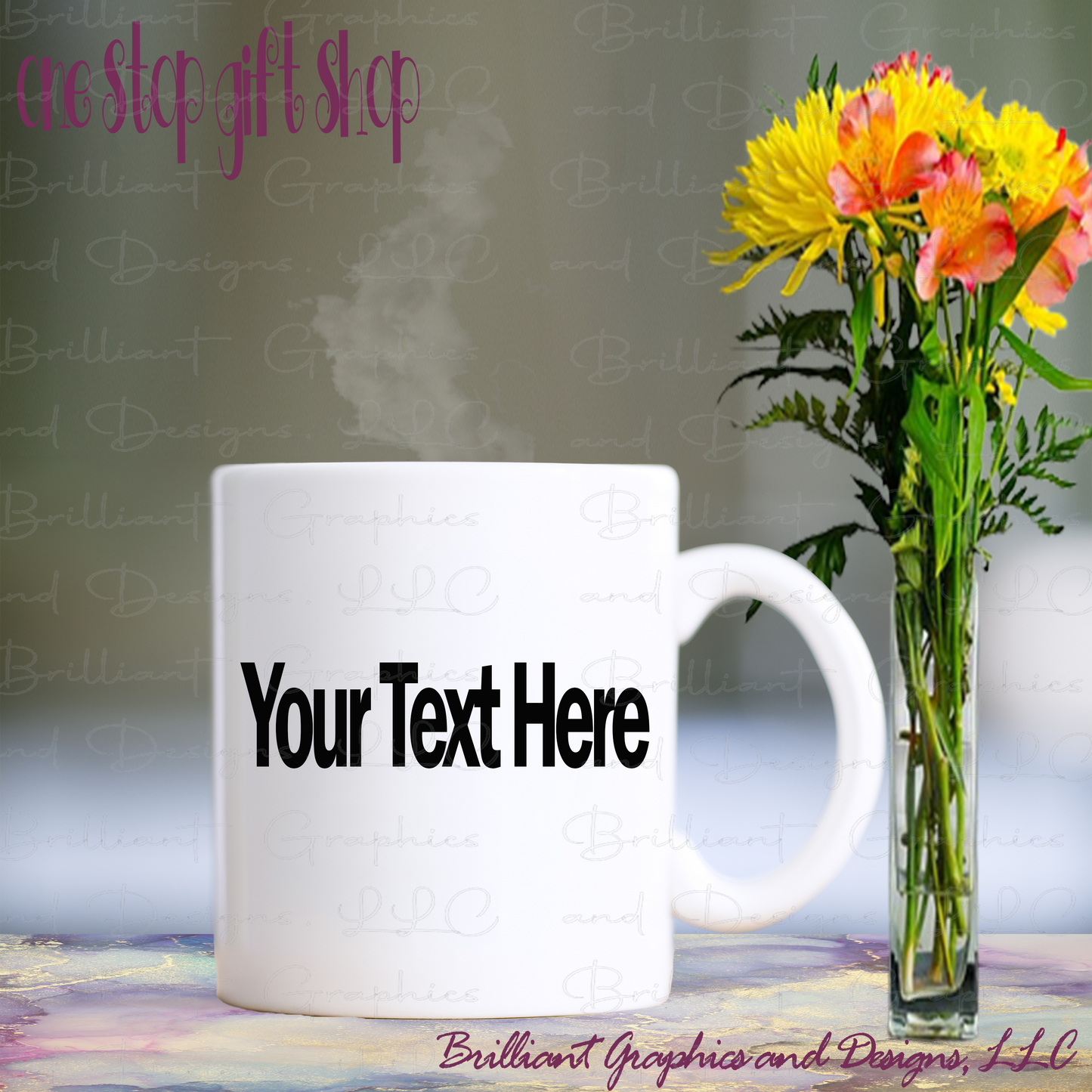 Patriotic Blessed Mom and Nana Coffee Cup