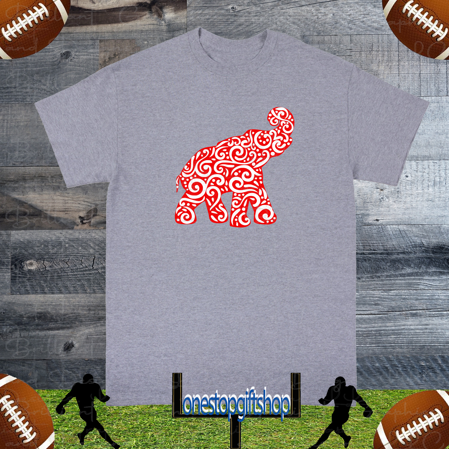 Alabama Football Fans Elephant T-shirt