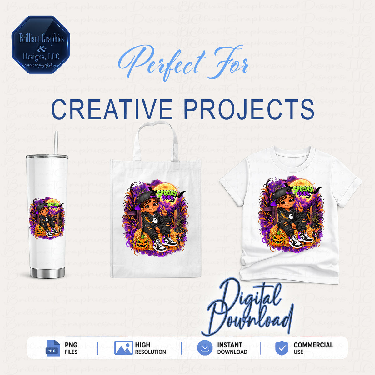 Spooky Dude.2. Halloween Design | Digital Download