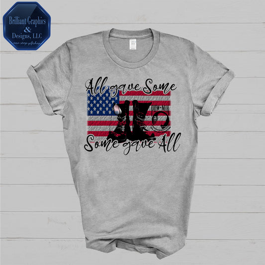 All Gave Some, USA Patriot T-shirt