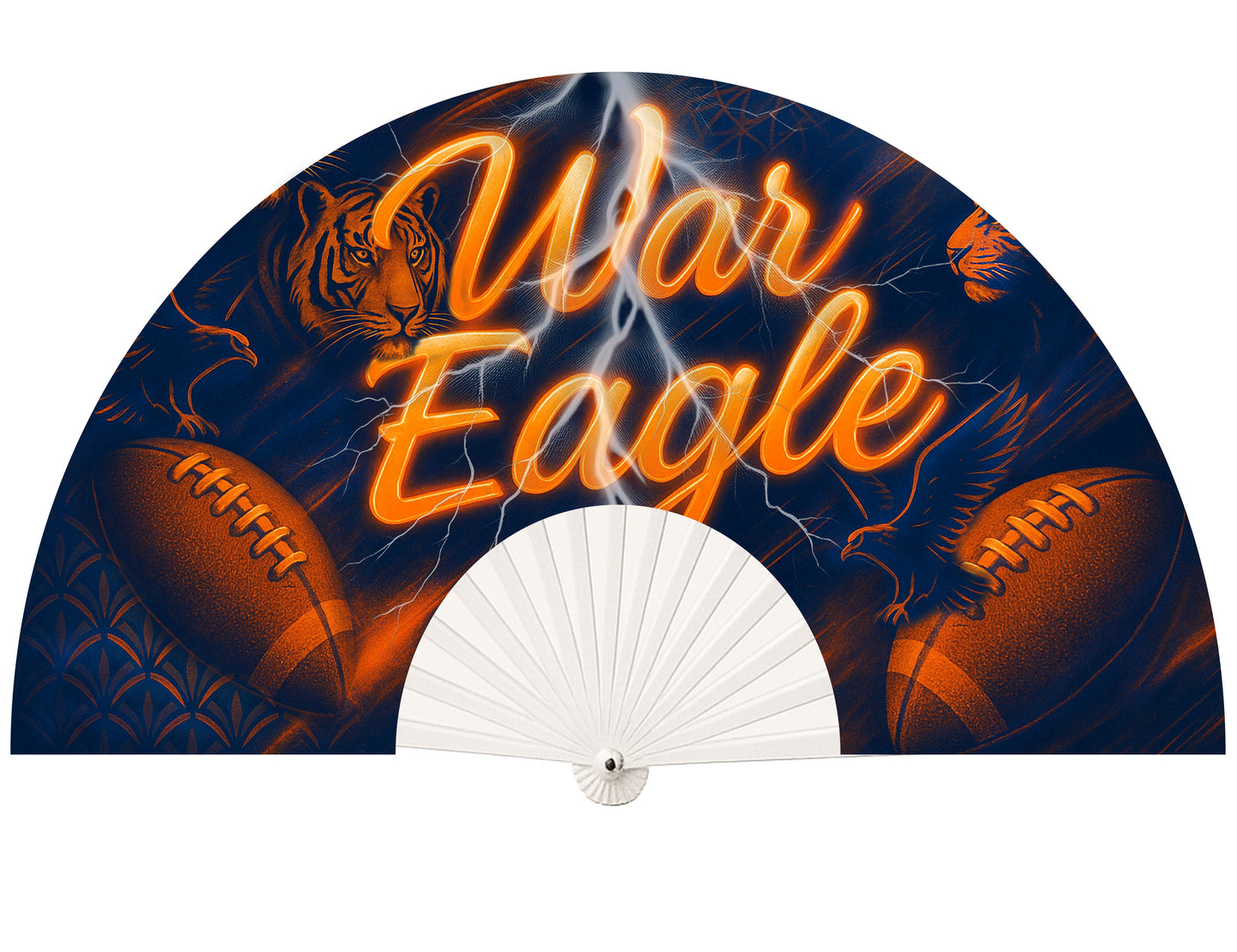 Auburn Clack Fan Design PNG | Digital Download | War Eagle. Clip Art. PNG. Digital Download