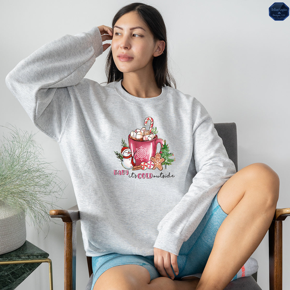 Baby It's Cold Outside Christmas Sweatshirt
