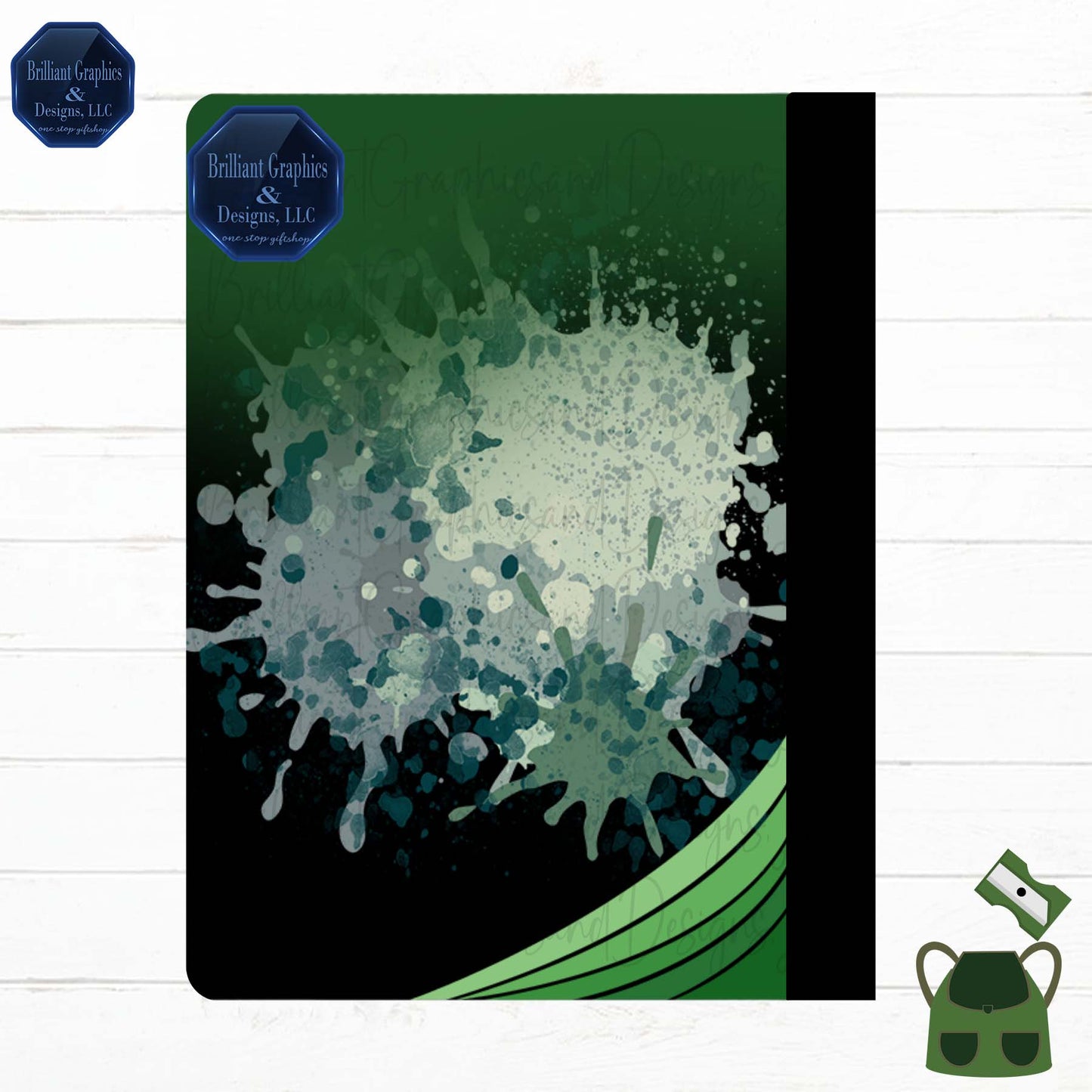 Back to School Ready – Composition Notebook Cover Template | Digital Download