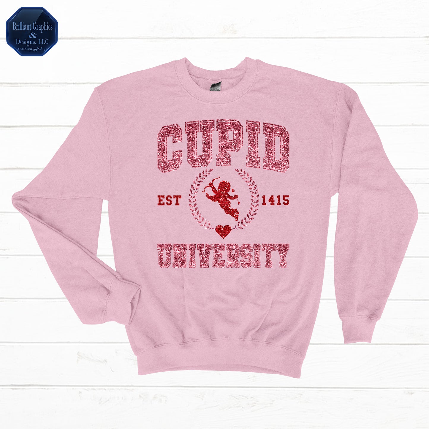 Cupid University Valentine Sweatshirt
