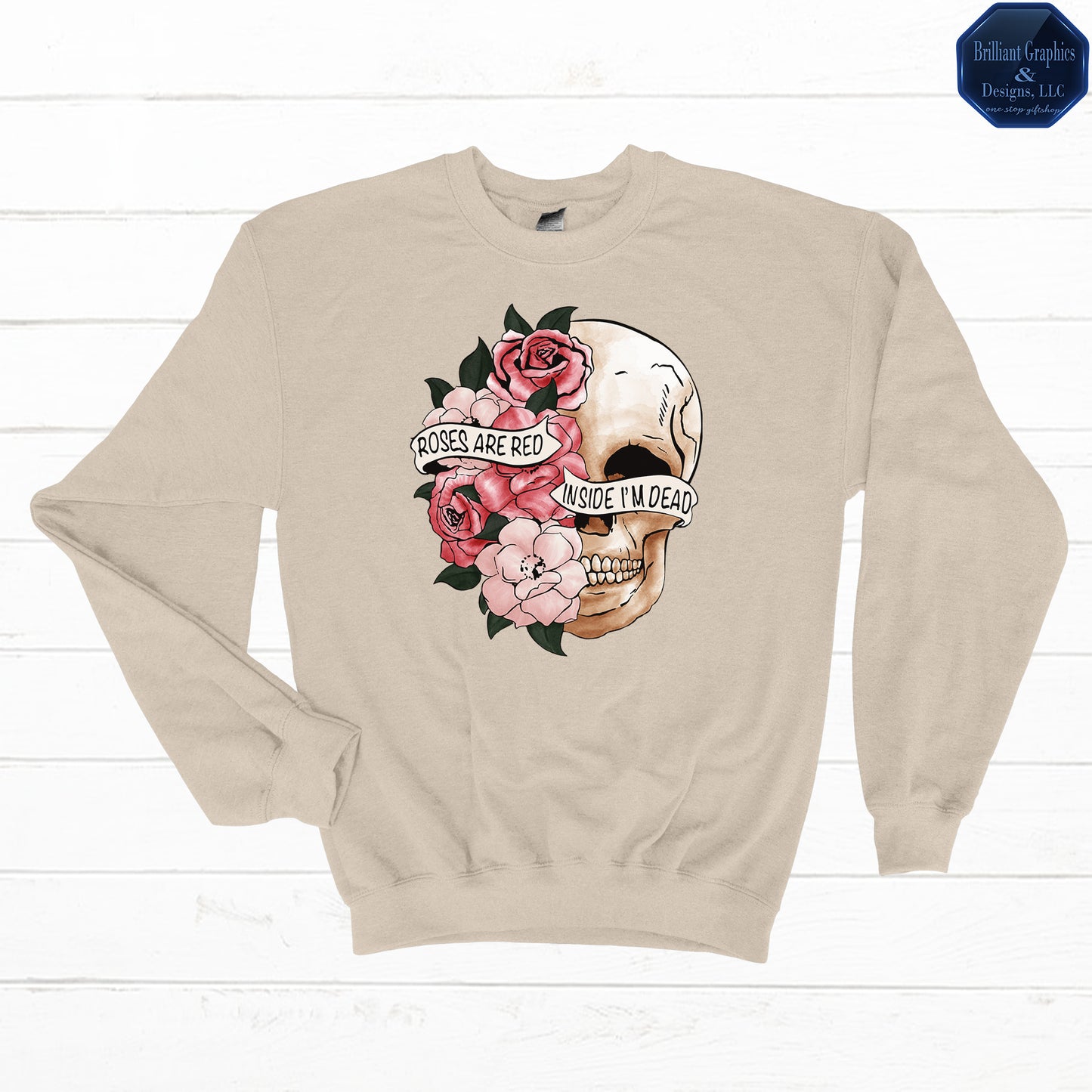 Roses are Red Skeleton Sweatshirt