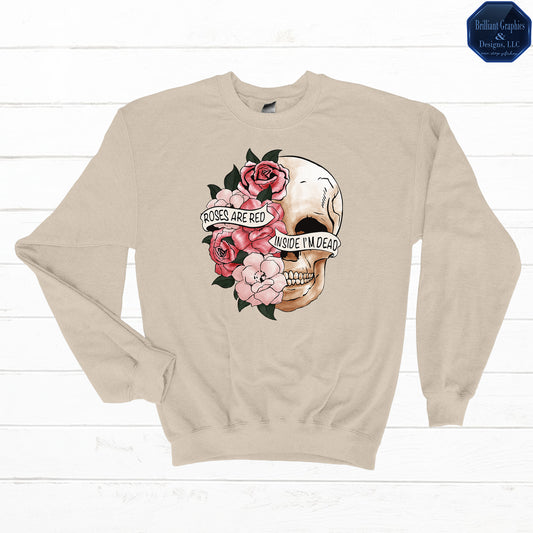 Roses are Red Skeleton Sweatshirt