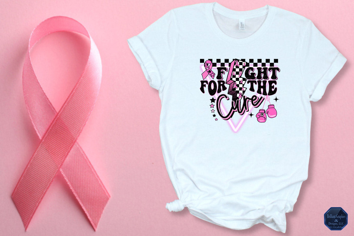 Fight For The Cure, Retro, Breast Cancer Awareness T-shirt