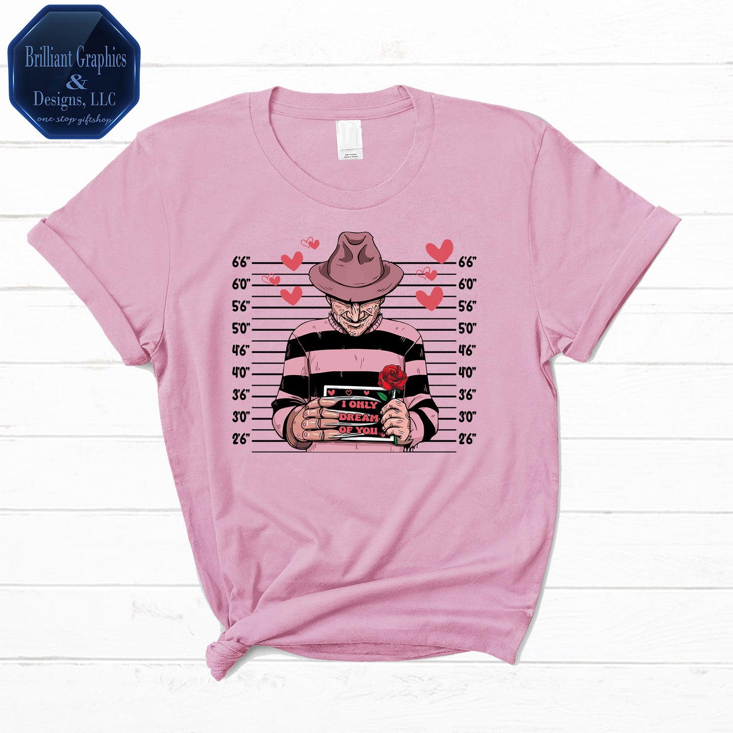 Freddy's Mugshot Horror T-shirt