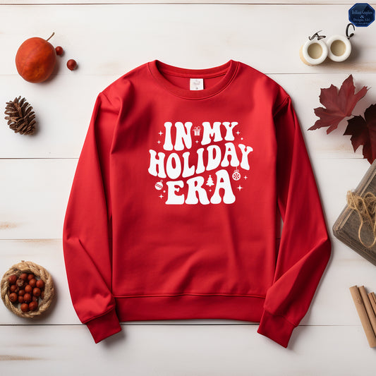 In My Holiday Era, Retro Christmas Sweatshirt