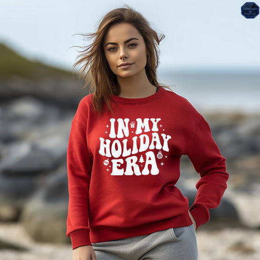 In My Holiday Era, Retro Christmas Sweatshirt