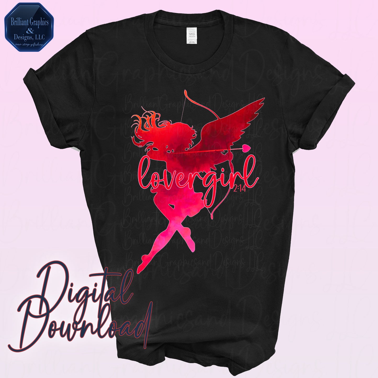 Lovergirl Cupid PNG – Romantic Valentine Clip Art