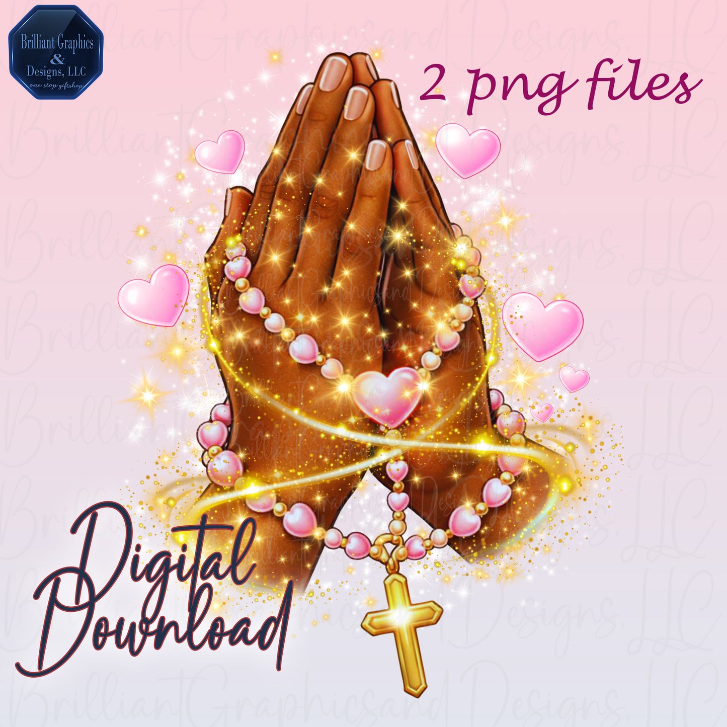 Praying Hands PNG Bundle – Faith & Love Digital Download. Clip Art, Christian Valentine.