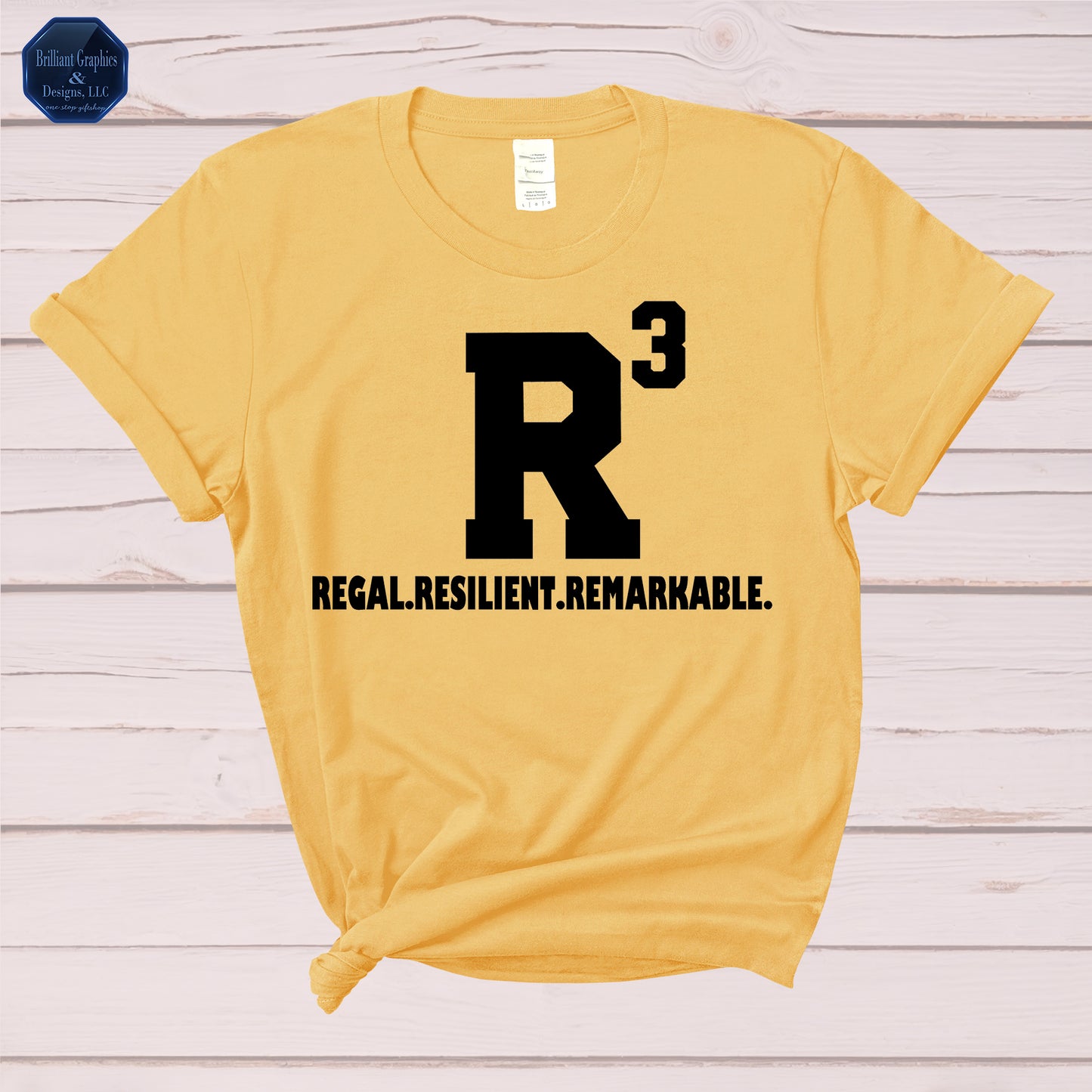 Regal. Resilient. Remarkable. R3 T-shirt