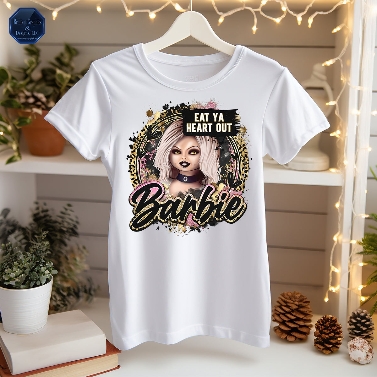 Eat Ya Heart Out Barbie, Horror Girl Tiffany T-shirt
