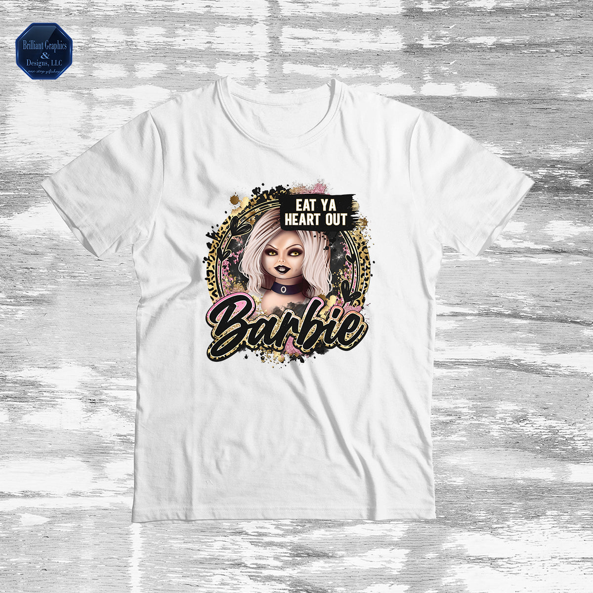 Eat Ya Heart Out Barbie, Horror Girl Tiffany T-shirt