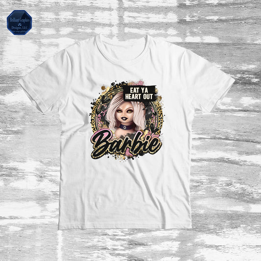 Eat Ya Heart Out Barbie, Horror Girl Tiffany T-shirt