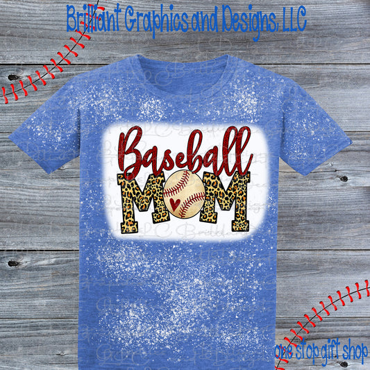 Baseball Mom Custom T-shirt