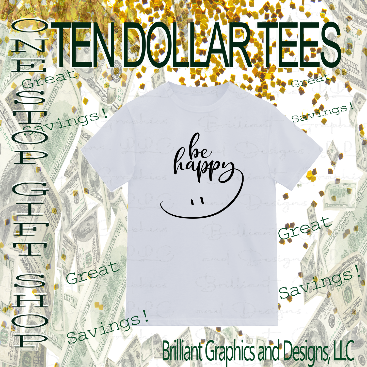 Be Happy Smile T-shirt