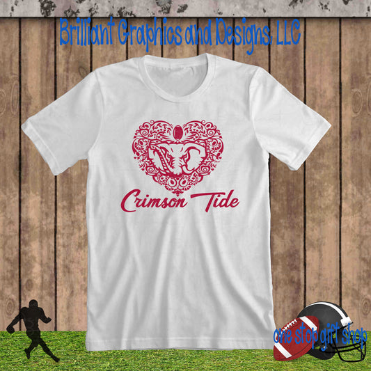 Customizable Alabama Football Fan Tshirt
