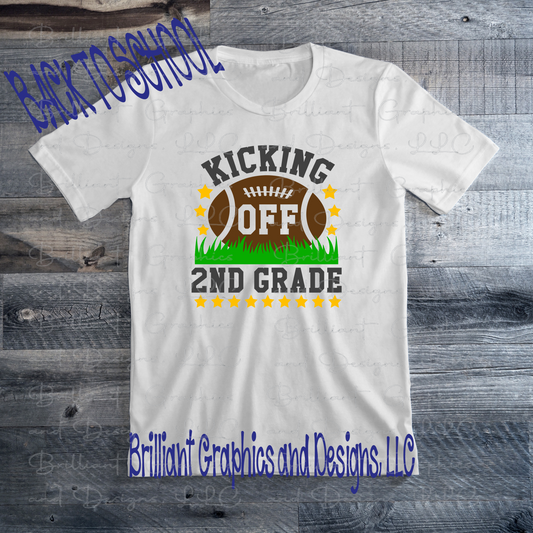 Kicking off Back to School Tshirt