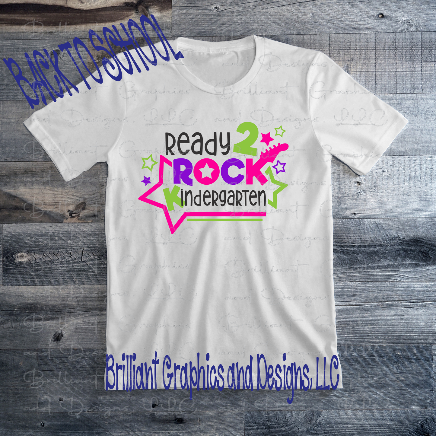 Ready to Rock Back to School Kids Tshirt
