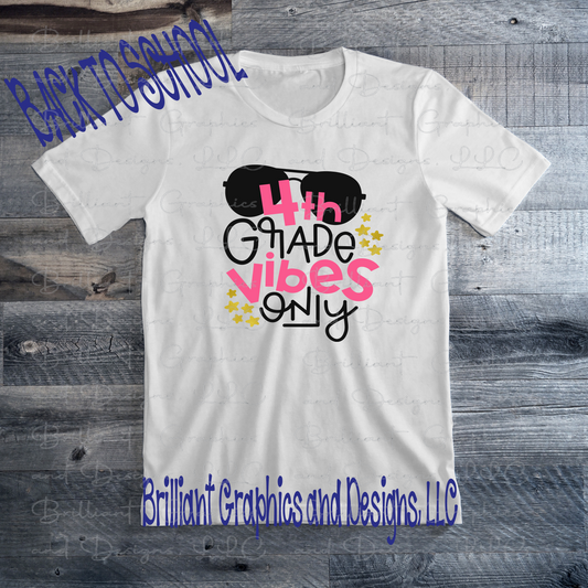 Back to School Vibes Tshirt