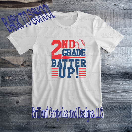 Batter Up Back to School Tshirt